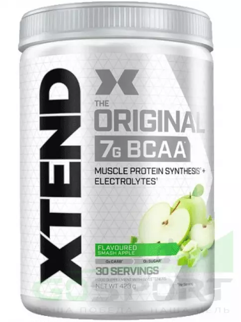 BCAA Xtend Original (EU) 423 г, Раздавленное яблоко BCAA Xtend Original (EU) 423 г, Раздавленное яблоко