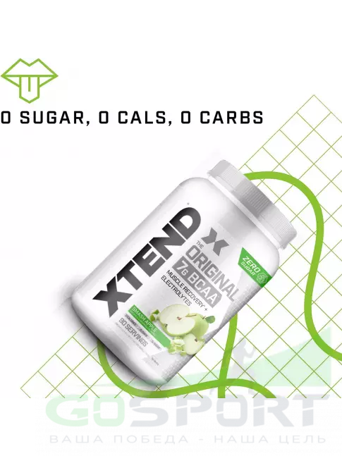 BCAA Xtend Xtend Original 2:1:1 1194 г, Раздавленное яблоко BCAA Xtend Xtend Original 2:1:1 1194 г, Раздавленное яблоко