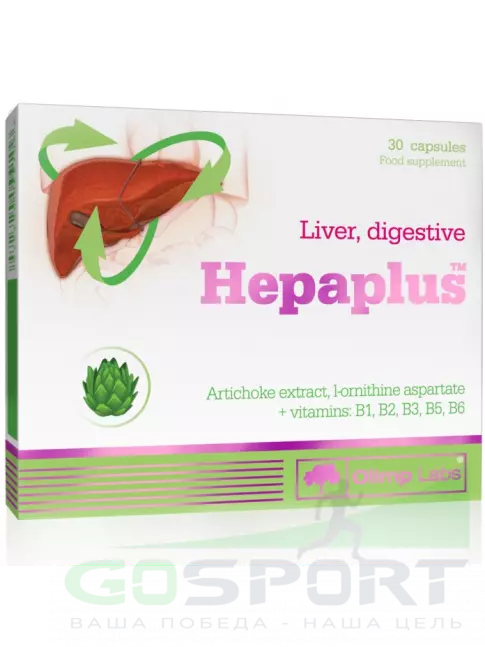 Адаптогены OLIMP HepaPlus 30 капсул Адаптогены OLIMP HepaPlus 30 капсул