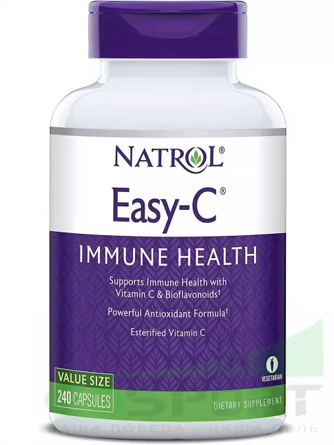 Витамин C Natrol Easy-C 500 mg 240 капсул