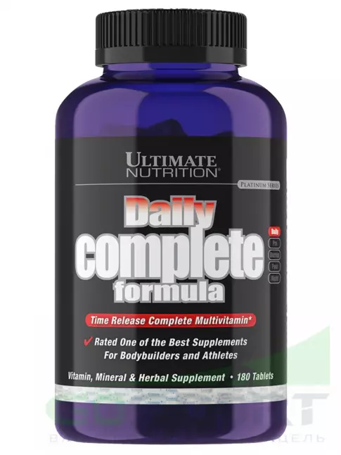 Витаминный комплекс Ultimate Nutrition Daily Complete Formula 180 таблеток Витаминный комплекс Ultimate Nutrition Daily Complete Formula 180 таблеток