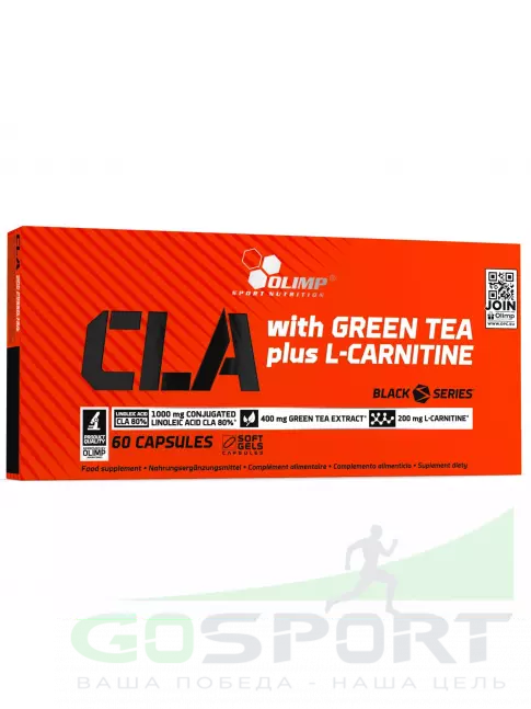 CLA, КЛА OLIMP CLA & GREEN TEA PLUS L-CARNITINE 60 капсул, Нейтральный CLA, КЛА OLIMP CLA & GREEN TEA PLUS L-CARNITINE 60 капсул, Нейтральный