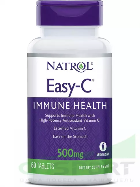 Витамин C Natrol Easy-C 500 mg 60 таблеток Витамин C Natrol Easy-C 500 mg 60 таблеток