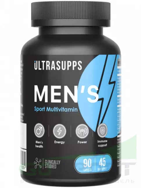 Витамины для мужчин UltraSupps Men's Sport Multivitamin 90 каплет