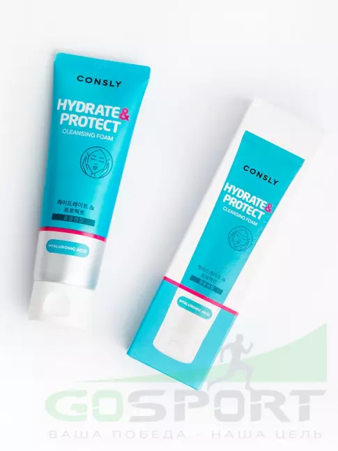 Пенки для умывания CONSLY Hyaluronic Acid Cleansing Foam “Hydrate&Protect” 120 мл Пенки для умывания CONSLY Hyaluronic Acid Cleansing Foam “Hydrate&Protect” 120 мл