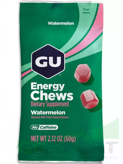 Конфетки GU Energy Labs Мармеладки Energy Chews 2 x 60 г, Микс