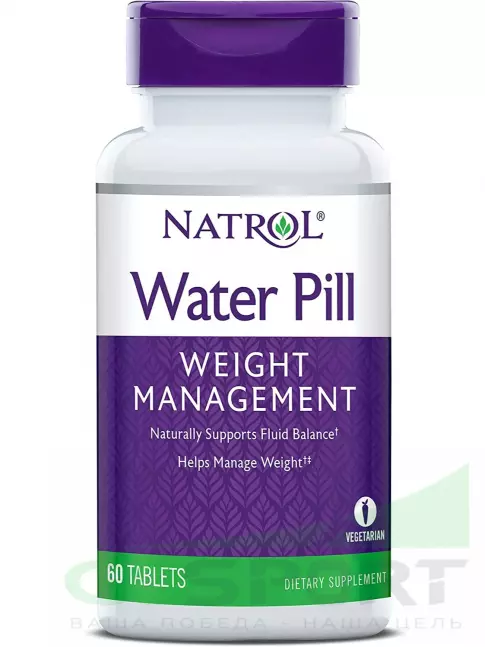 Ускорение метаболизма Natrol Water Pill 60 таблеток Ускорение метаболизма Natrol Water Pill 60 таблеток