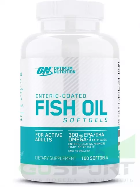 Омега-3 Optimum Nutrition Fish Oil softgels 100 капсул, Нейтральный