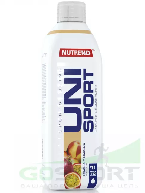 Изотоник NUTREND Unisport 1000 мл, Персик-Маракуйя Изотоник NUTREND Unisport 1000 мл, Персик-Маракуйя