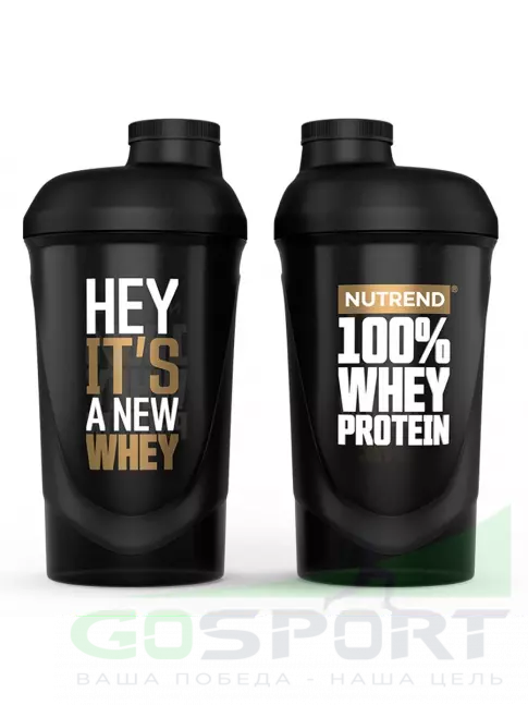 Шейкер 600 мл NUTREND Шейкер 100% Whey 600 мл, Черный Шейкер 600 мл NUTREND Шейкер 100% Whey 600 мл, Черный