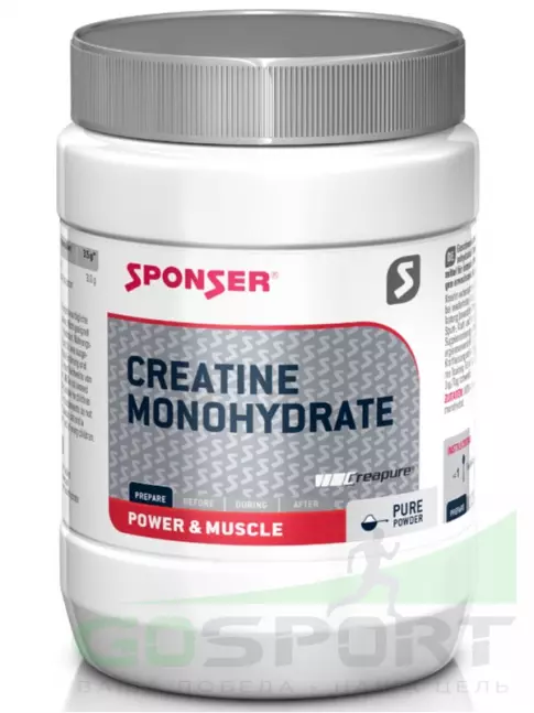 Креатин моногидрат SPONSER CREATINE MONOHYDRATE 500 г, Нейтральный Креатин моногидрат SPONSER CREATINE MONOHYDRATE 500 г, Нейтральный