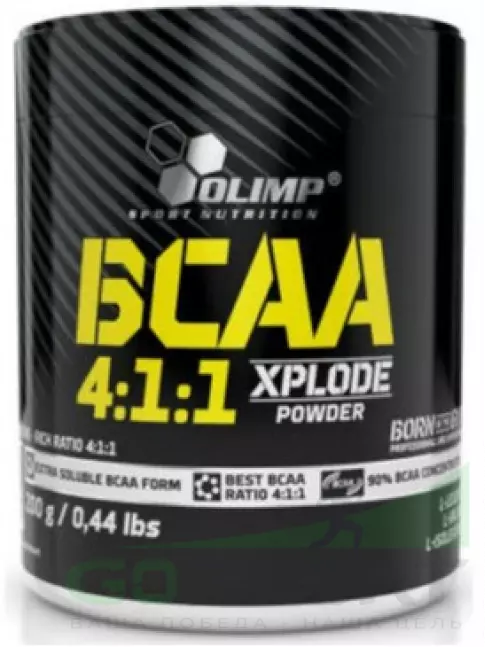 BCAA 4:1:1 OLIMP BCAA 4:1:1 XPLODE POWDER 200 г, Груша BCAA 4:1:1 OLIMP BCAA 4:1:1 XPLODE POWDER 200 г, Груша