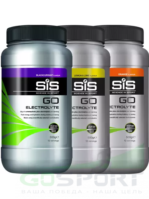 Изотоник SCIENCE IN SPORT (SiS) GO Electrolyte Powder 3 x 500 г, Черная смородина, Лимон-лайм, Апельсин Изотоник SCIENCE IN SPORT (SiS) GO Electrolyte Powder 3 x 500 г, Черная смородина, Лимон-лайм, Апельсин