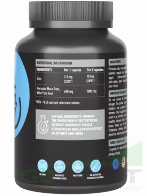Тестобустеры UltraSupps Testoboost 30 капсул