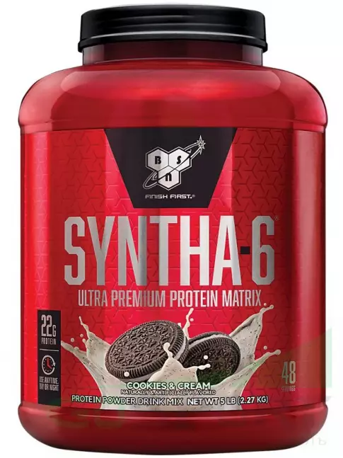 Комплексный протеин BSN SYNTHA-6 2270 г, Печенье с кремом Комплексный протеин BSN SYNTHA-6 2270 г, Печенье с кремом