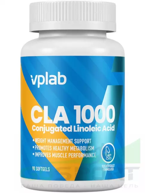 CLA, КЛА VP Laboratory CLA 1000 90 капсул CLA, КЛА VP Laboratory CLA 1000 90 капсул