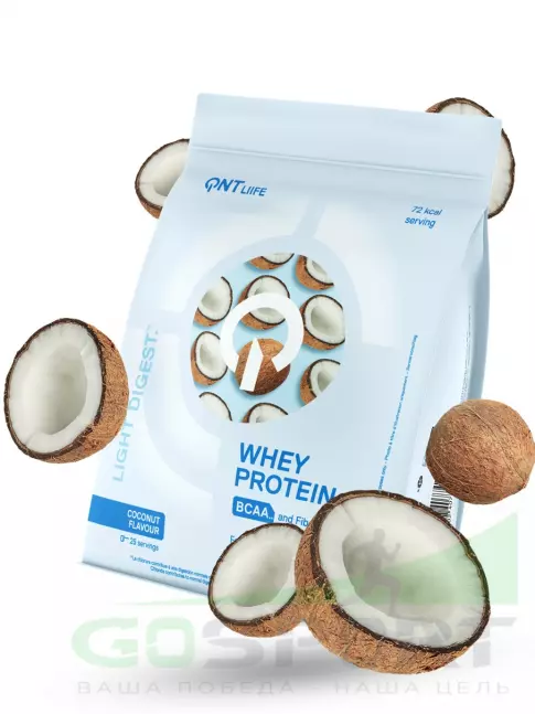 Комплексный протеин QNT Light Digest Whey Protein 500 г, Кокос Комплексный протеин QNT Light Digest Whey Protein 500 г, Кокос