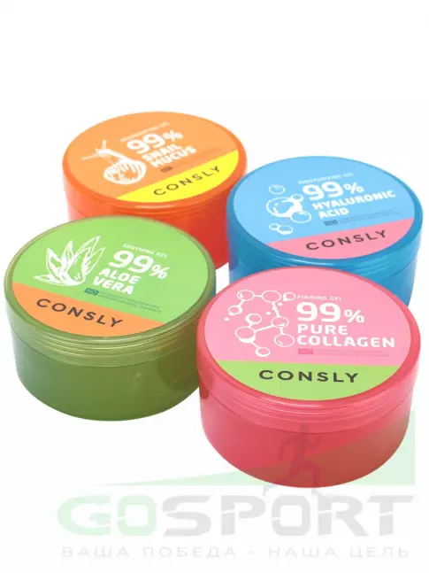 Гели для тела CONSLY Snail Mucus Regenerating Gel 300 мл Гели для тела CONSLY Snail Mucus Regenerating Gel 300 мл