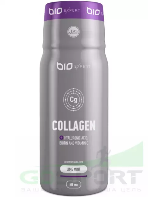 Коллаген жидкий BioExpert Collagen 50 мл, Лайм-мята