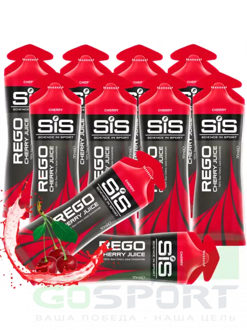 Восстановление SCIENCE IN SPORT (SiS) Rego Cherry Juice 10 x 30 мл, Вишня Восстановление SCIENCE IN SPORT (SiS) Rego Cherry Juice 10 x 30 мл, Вишня