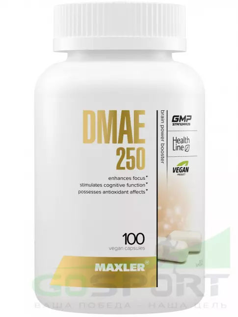 DMAE (ДМАЭ) MAXLER DMAE 250 mg 100 капсул DMAE (ДМАЭ) MAXLER DMAE 250 mg 100 капсул