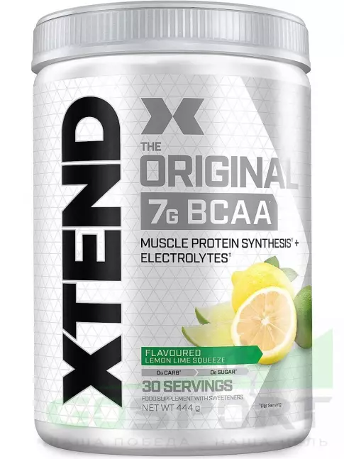 BCAA Xtend Original (EU) 444 г, Лимон-лайм BCAA Xtend Original (EU) 444 г, Лимон-лайм