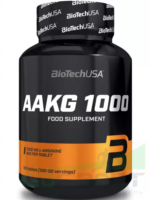 Аргинин / AAKG BioTechUSA AAKG 1000 mg 100 таблеток Аргинин / AAKG BioTechUSA AAKG 1000 mg 100 таблеток