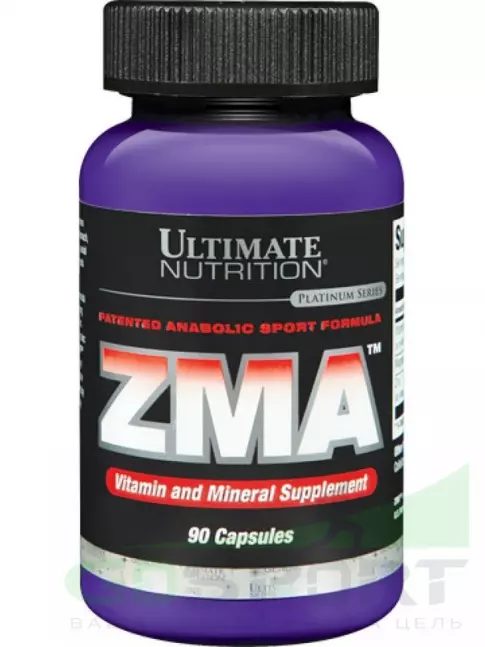 Магний+цинк+B6 Ultimate Nutrition ZMA 90 капсул Магний+цинк+B6 Ultimate Nutrition ZMA 90 капсул
