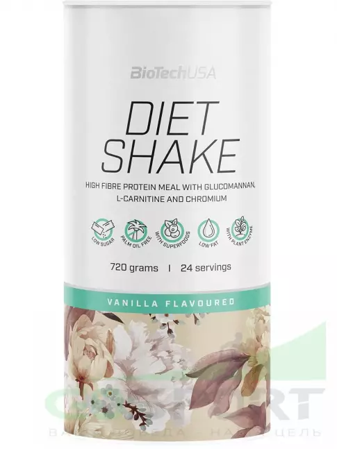 Сывороточный протеин BioTechUSA Diet Shake 720 г, Ваниль Сывороточный протеин BioTechUSA Diet Shake 720 г, Ваниль