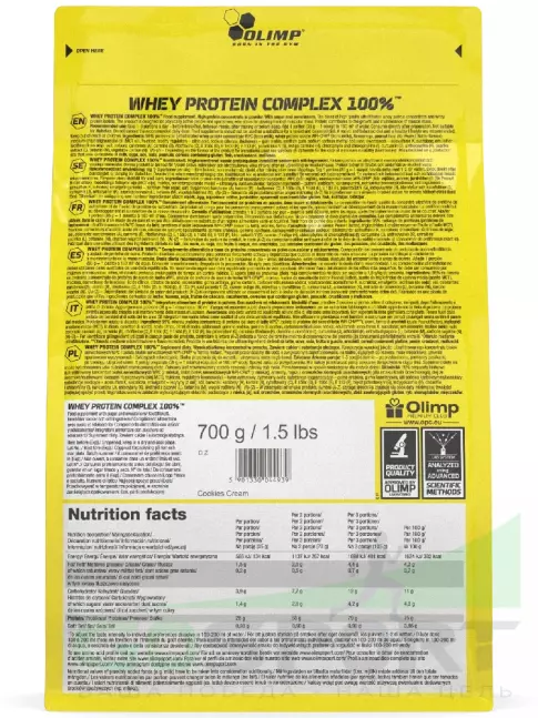 Комплексный протеин OLIMP WHEY PROTEIN COMPLEX 100% 700 г, Кокос Комплексный протеин OLIMP WHEY PROTEIN COMPLEX 100% 700 г, Кокос