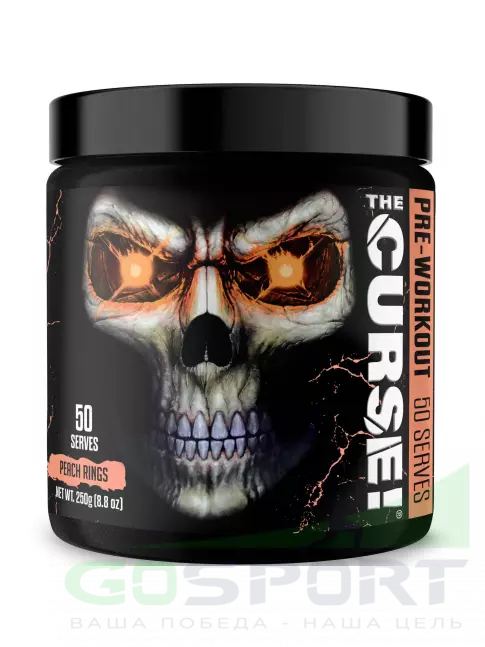Предтреник в порошке Cobra Labs The Curse 250 г, Персиковые кольца Предтреник в порошке Cobra Labs The Curse 250 г, Персиковые кольца