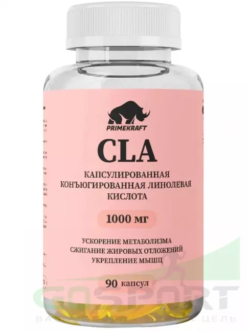 CLA, КЛА PRIMEKRAFT CLA 1000 mg 90 капсул CLA, КЛА PRIMEKRAFT CLA 1000 mg 90 капсул
