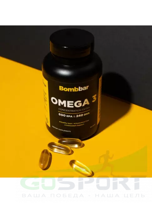 Омега-3 BombBar Omega 3 900 mg 90 капсул Омега-3 BombBar Omega 3 900 mg 90 капсул