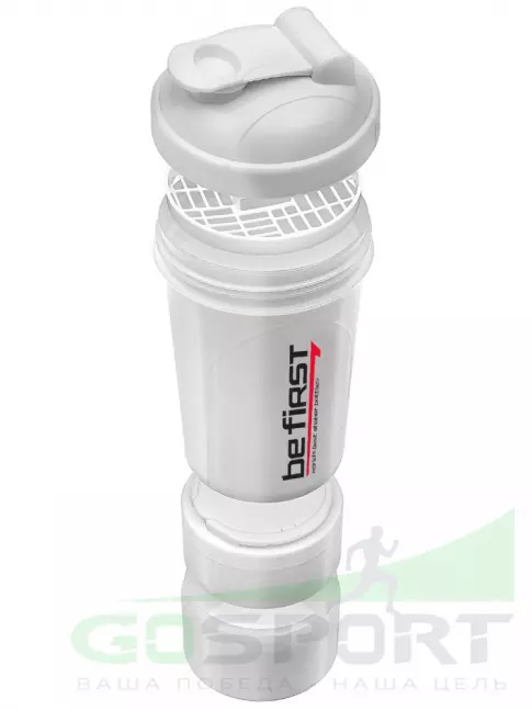 Шейкер 600 мл Be First Shaker 3in1 TS1352 500 мл, Белый