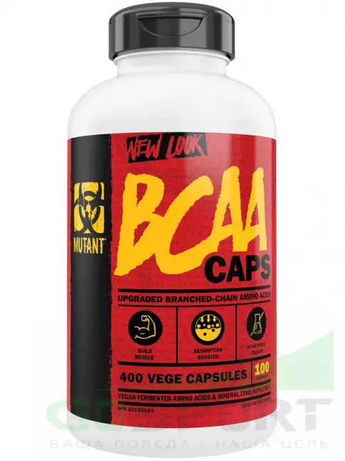 BCAA Mutant BCAA Capsules 2:1:1 400 капсул BCAA Mutant BCAA Capsules 2:1:1 400 капсул