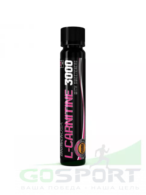 L-Карнитин жидкий BioTechUSA L-Carnitine Ampule 3000 mg 1 ампула, Апельсин L-Карнитин жидкий BioTechUSA L-Carnitine Ampule 3000 mg 1 ампула, Апельсин