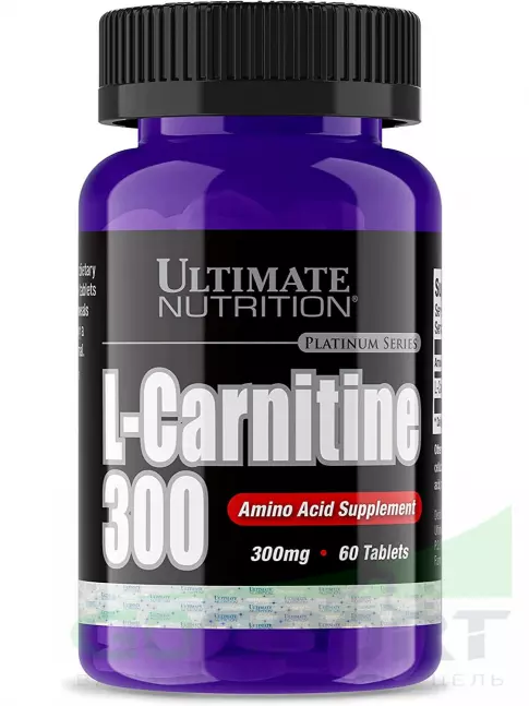 L-Карнитин в капсулах Ultimate Nutrition L-CARNITINE 300 60 таблеток L-Карнитин в капсулах Ultimate Nutrition L-CARNITINE 300 60 таблеток