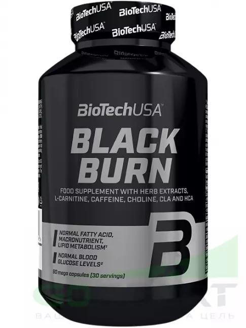 Жиросжигатель BioTechUSA Black Burn 90 капсул Жиросжигатель BioTechUSA Black Burn 90 капсул