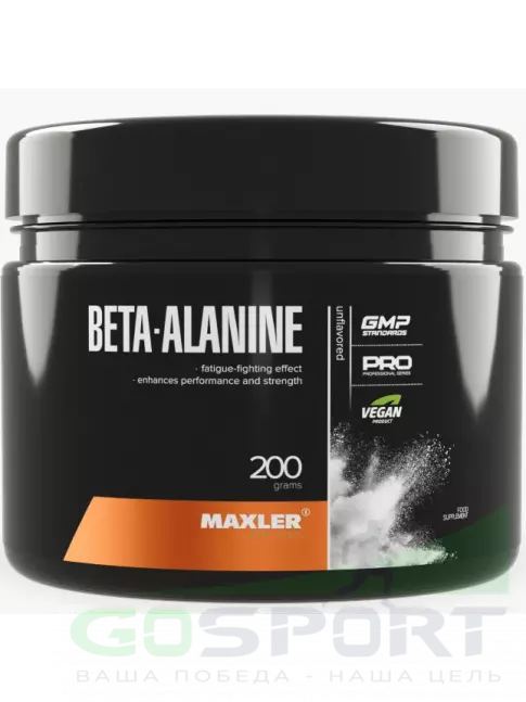 Бета-Аланин MAXLER Beta-Alanine powder 5000 mg 200 г Бета-Аланин MAXLER Beta-Alanine powder 5000 mg 200 г