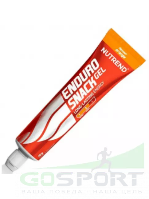 Энергетический гель питьевой NUTREND EnduroSnack 4 x 75 г, Апельсин Энергетический гель питьевой NUTREND EnduroSnack 4 x 75 г, Апельсин