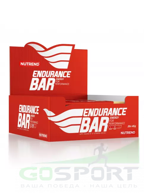 Энергетический батончик NUTREND ENDURANCE BAR 20 x 45 г, Маракуйя Энергетический батончик NUTREND ENDURANCE BAR 20 x 45 г, Маракуйя