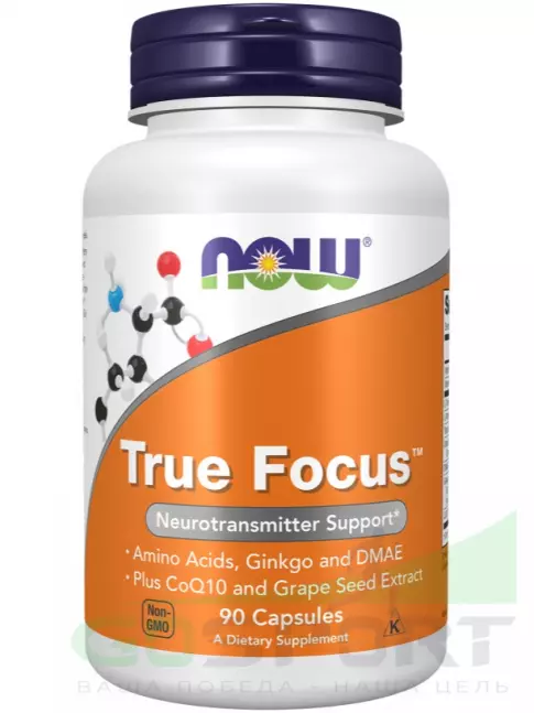 Для зрения NOW Foods True Focus 90 капсул