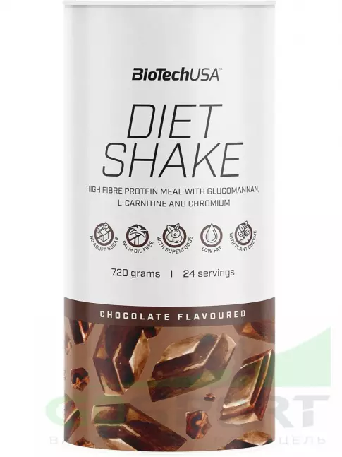 Сывороточный протеин BioTechUSA Diet Shake 720 г, Шоколад Сывороточный протеин BioTechUSA Diet Shake 720 г, Шоколад