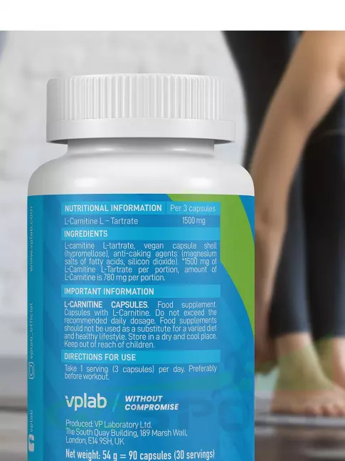 L-Карнитин в капсулах VP Laboratory L-Carnitine Capsules 90 капсул L-Карнитин в капсулах VP Laboratory L-Carnitine Capsules 90 капсул