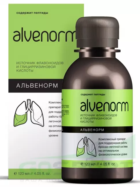 Экстракты PEPTIDES Альвенорм форте (Alvenorm) 120 мл Экстракты PEPTIDES Альвенорм форте (Alvenorm) 120 мл