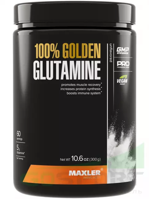 L-Глютамин MAXLER 100% Golden Glutamine 5000 mg 300 г L-Глютамин MAXLER 100% Golden Glutamine 5000 mg 300 г