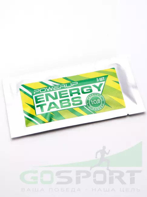 Углеводная загрузка Powerup Energy Tabs 3 таблетки Углеводная загрузка Powerup Energy Tabs 3 таблетки