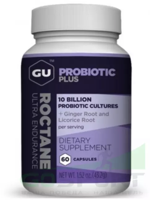 Пробиотик GU Energy Labs Probiotic Plus 60 капсул Пробиотик GU Energy Labs Probiotic Plus 60 капсул