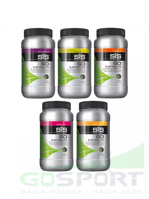 Изотоник SCIENCE IN SPORT (SiS) 5x500 GO Electrolyte Powder 5 x 500 г, Mix Изотоник SCIENCE IN SPORT (SiS) 5x500 GO Electrolyte Powder 5 x 500 г, Mix