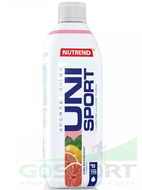 Изотоник NUTREND Unisport 1000 мл, Розовый грейпфрут Изотоник NUTREND Unisport 1000 мл, Розовый грейпфрут